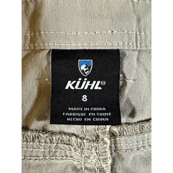 Kuhl Womens Slash 11" Shorts Size 8 Tan UPF 50 Splash Hiking 6084 - Picture 7 of 10